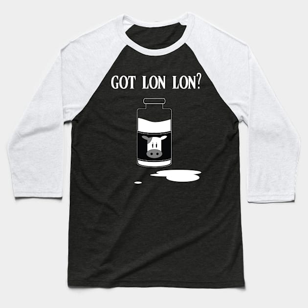 Got Lon Lon? Baseball T-Shirt by GrimGate